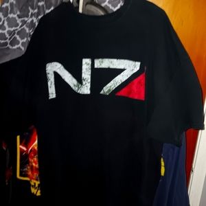 Mass effect N7 men's t shirt XXL used